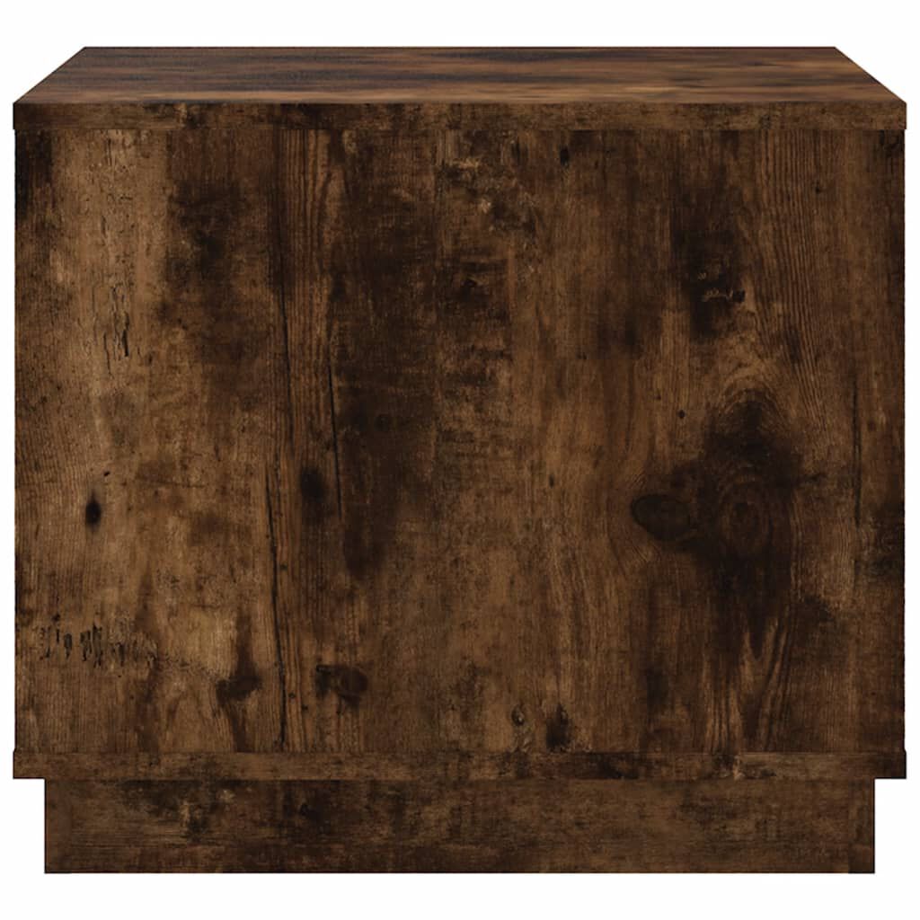 vidaXL Τραπεζάκι Σαλονιού Καπνιστή Δρυς 51x50x44 εκ. Επεξεργασμ. Ξύλο