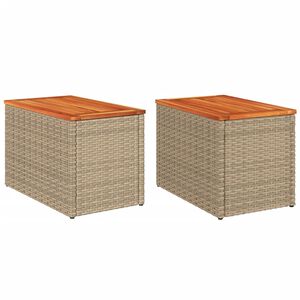 vidaXL &Tau;&rho;&alpha;&pi;&epsilon;&zeta;ά&kappa;&iota;&alpha; &Kappa;ή&pi;&omicron;&upsilon; 2 &tau;&epsilon;&mu;. &Mu;&pi;&epsilon;&zeta; 55x34x37&epsilon;&kappa;. &Sigma;&upsilon;&nu;&theta;.&Rho;&alpha;&tau;ά&nu;/&Mu;&alpha;&sigma;ί&phi; &Xi;ύ&lambda;&omicron;