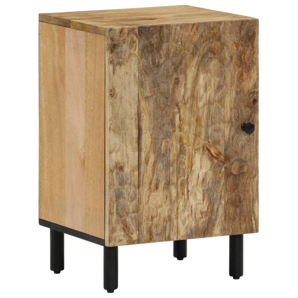 vidaXL Ντουλάπι Μπάνιου 38 x 33 x 58 εκ. από Μασίφ Ξύλο Μάνγκο