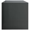 vidaXL Έπιπλο Τηλεόρασης Γυαλιστερό Γκρι 120 x 40 x 40 εκ. Επεξ. Ξύλο