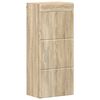 vidaXL &Nu;&tau;&omicron;&upsilon;&lambda;ά&pi;&alpha; &tau;&omicron;ί&chi;&omicron;&upsilon; &mu;&pi;ά&nu;&iota;&omicron;&upsilon; TULUM &Delta;&rho;ύ&sigmaf; Sonoma 37 x 24,5 x 86 &epsilon;&kappa;