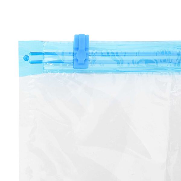 vidaXL Σακούλες αποθήκευσης κενού 5 pcs Διαφανής και μπλε 60 x 40 cm