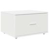 vidaXL Ντουλάπι με Συρτάρια Λευκό 55 x 45 x 33.5 εκ Επεξεργασμένο ξύλο