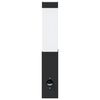 vidaXL Εξωτερικά Φωτιστικά Τοίχου 2 pcs Μαύρο 10.5 x 6 x 35 εκ.