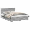 vidaXL &Sigma;&kappa;&epsilon;&lambda;&epsilon;&tau;ό&sigmaf; &Kappa;&rho;&epsilon;&beta;&alpha;&tau;&iota;&omicron;ύ &Gamma;&kappa;&rho;&iota; Sonoma 160 x 200 cm &Epsilon;&pi;&epsilon;&xi;&epsilon;&rho;&gamma;&alpha;&sigma;&mu;έ&nu;&omicron; &Xi;ύ&lambda;&omicron;