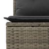 vidaXL Σετ Καναπέ Κήπου 7 pcs Γκρι συνθετικό ρατάν