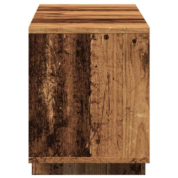 vidaXL Έπιπλο Τηλεόρασης Παλιό Ξύλο 120x30x40,5 εκ. από Μοριοσανίδα