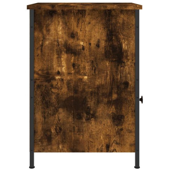 vidaXL Κομοδίνο Καπνιστή Δρυς 40x42x60 εκ. από Επεξεργασμένο Ξύλο