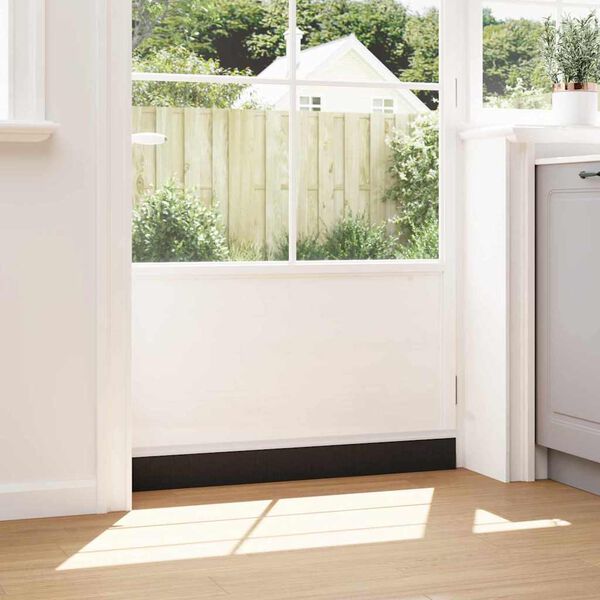 vidaXL Αυτοκόλλητες σφραγίδες πόρτας 2 pcs Λευκό 100 cm