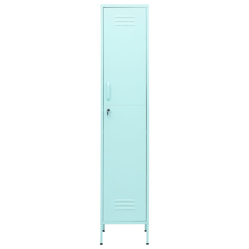 vidaXL Φοριαμός Χρώμα Μέντα 35 x 46 x 180 εκ. από Ατσάλι