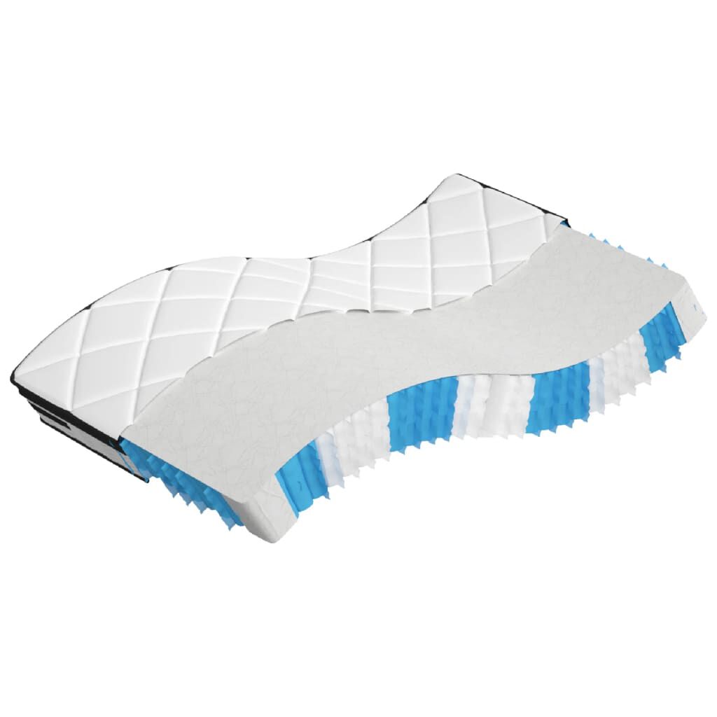 vidaXL Στρώμα με Pocket Springs Μεσαία Plus Σκληρότητα 70x200 εκ.