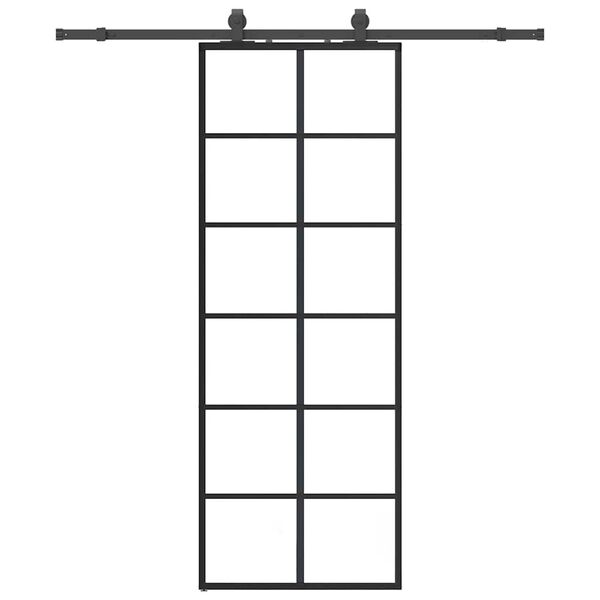 vidaXL &Sigma;&upsilon;&rho;ό&mu;&epsilon;&nu;&eta; &Pi;ό&rho;&tau;&alpha; &mu;&epsilon; &Mu;&eta;&chi;&alpha;&nu;&iota;&sigma;&mu;ό &Mu;&alpha;ύ&rho;&omicron; 76x205 &epsilon;&kappa;. &Gamma;&upsilon;&alpha;&lambda;ί ESG