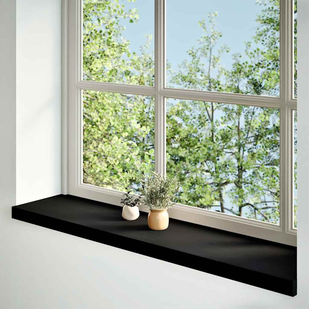 vidaXL Περβάζια παραθύρων 2 τεμ. Σκ. Καφέ 120x25x2εκ. Μασίφ Ξύλο Δρυός