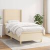 vidaXL &Kappa;&rho;&epsilon;&beta;ά&tau;&iota; Boxspring &mu;&epsilon; &Sigma;&tau;&rho;ώ&mu;&alpha; &Kappa;&rho;&epsilon;&mu; 100 x 200 &epsilon;&kappa;. &Upsilon;&phi;&alpha;&sigma;&mu;ά&tau;&iota;&nu;&omicron;