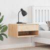 vidaXL Κομοδίνο με συρτάρι Καφέ 50 x 32.5 x 24 εκ Μασίφ ξύλο πεύκου