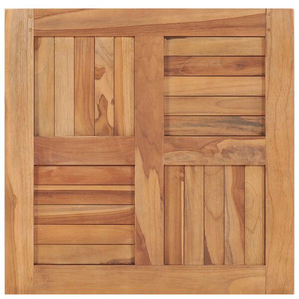 vidaXL &Epsilon;&pi;&iota;&phi;ά&nu;&epsilon;&iota;&alpha; &Tau;&rho;&alpha;&pi;&epsilon;&zeta;&iota;&omicron;ύ 60 x 60 x 2,5 &epsilon;&kappa;. &Mu;&alpha;&sigma;ί&phi; &Xi;ύ&lambda;&omicron; Teak