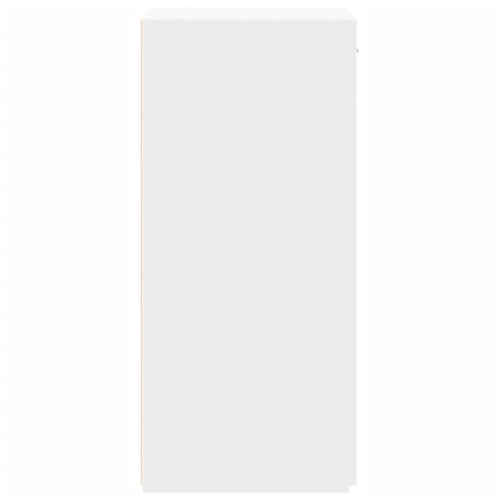 vidaXL Συρταριέρα Λευκή 50x42,5x93 εκ. από Επεξεργασμένο Ξύλο