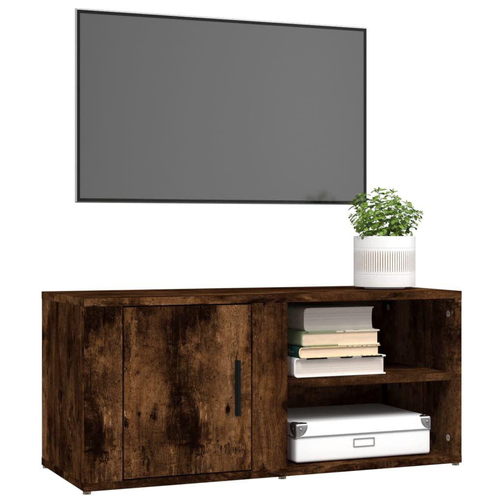 vidaXL Έπιπλα Τηλεόρασης 2 τεμ. Καπν. Δρυς 80x31,5x36 εκ Επ. Ξύλο