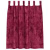 vidaXL Κουρτίνα με κουρτίνες 2 pcs Κόκκινο 140 x 140 cm Βελούδο