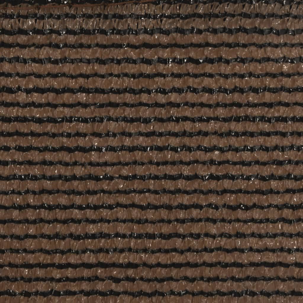 vidaXL Πανί Σκίασης Καφέ 2,5 x 2,5 μ. από HDPE 160 γρ./μ²