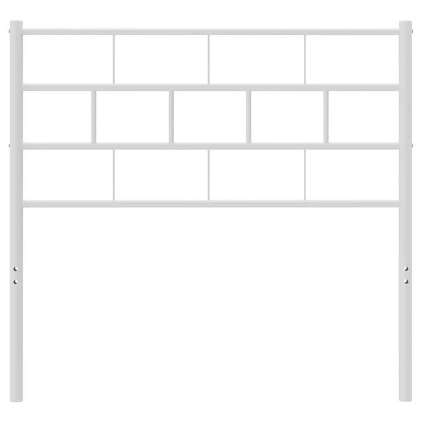 vidaXL Κεφαλάρι Λευκό 107 εκ. Μεταλλικό