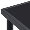 vidaXL Τραπεζαρία Εξωτερικού Χώρου Ανθρακί 150 x 90 x 74 εκ. Ατσάλινη