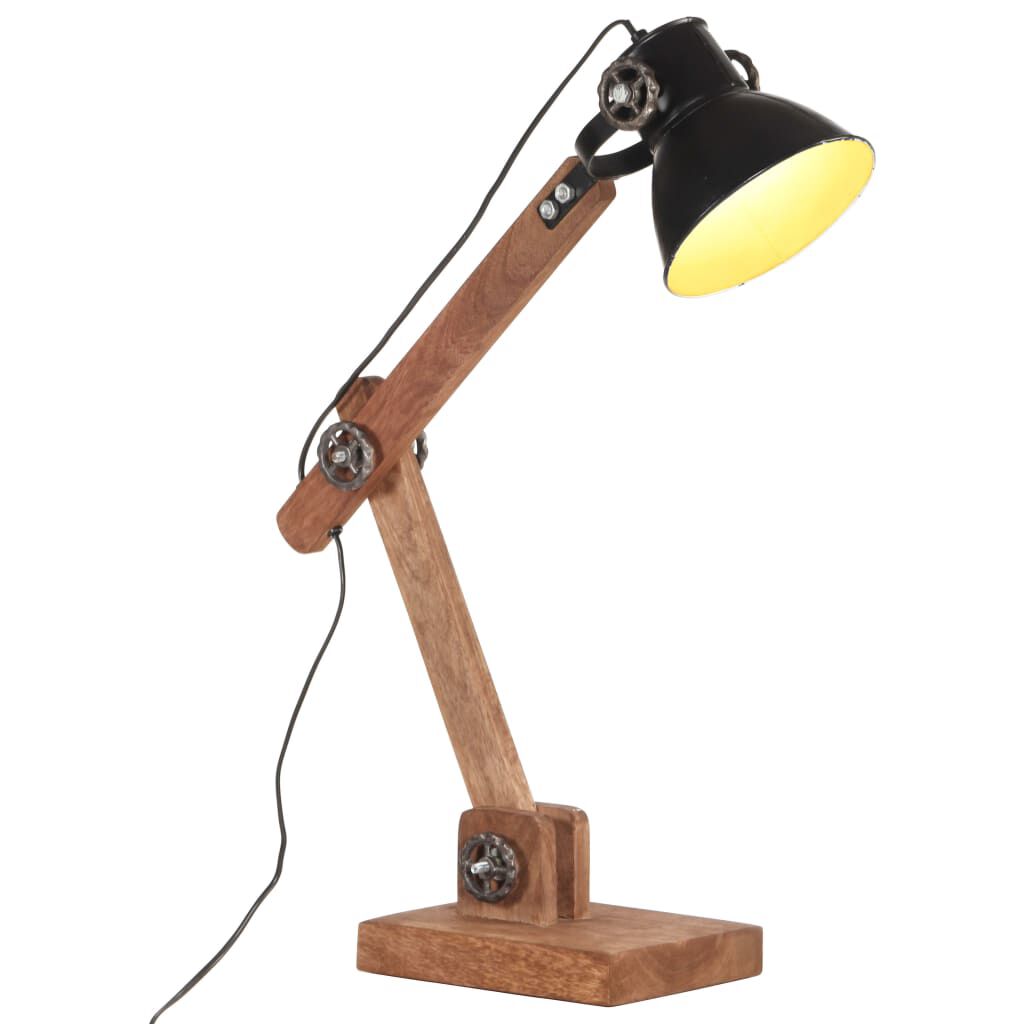 vidaXL Φωτιστικό Επιτραπέζιο Industrial Στρ. 25 W Μαύρο 58x18x90εκ Ε27