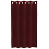 vidaXL Κουρτίνες με κουρτίνες 2 pcs Μπορντό 140 x 140 cm Βελούδο