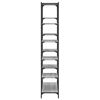 vidaXL Βιβλιοθήκη Γκρι Sonoma 100x32x170 εκ. Επεξεργ. Ξύλο / Σίδηρος