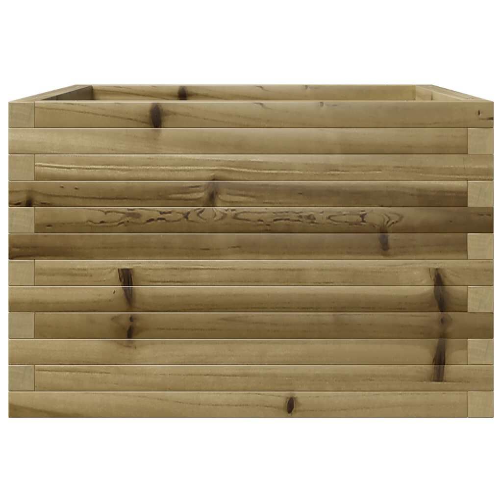 vidaXL Ζαρντινιέρα Κήπου 70x70x46 εκ. από Εμποτισμένο Ξύλο Πεύκου
