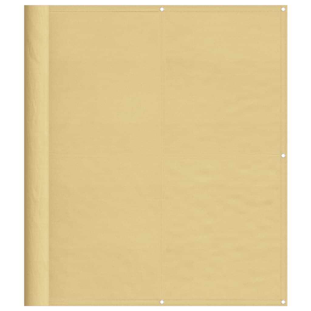 vidaXL Διαχωριστικό Βεράντας Άμμου 120x600εκ 100% Πολ. Ύφασμα Oxford