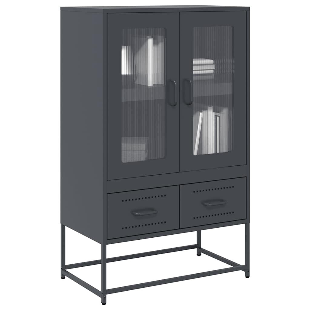 vidaXL Ντουλάπι Ανθρακί 68x39x111,5 εκ. από Χάλυβα