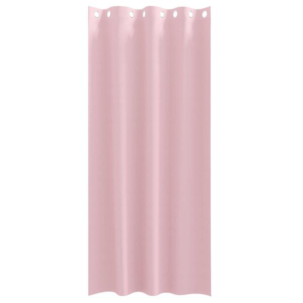 vidaXL Κουρτίνες 2 pcs Μωρουδίστικο Ροζ 225 x 140 εκ. Πολυεστέρας