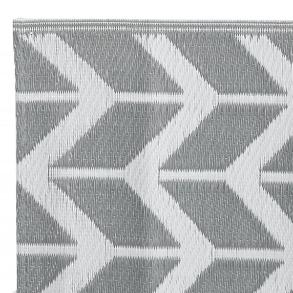 vidaXL Χαλί εξωτερικού χώρου ARAKIL γκρι 120x180 cm PP
