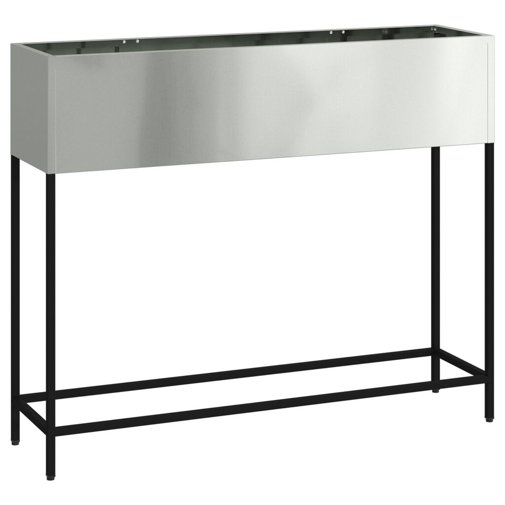 vidaXL Ανυψωμένος Κήπος 100x26x82 εκ Γαλβανισμένο Ατσάλι