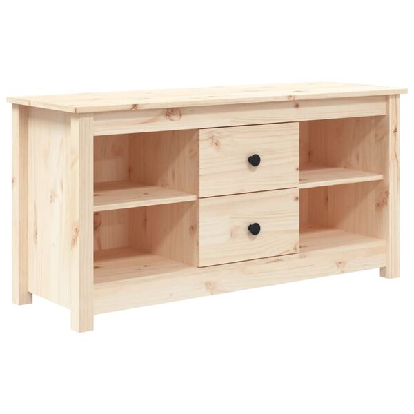 vidaXL Έπιπλο Τηλεόρασης 103 x 36,5 x 52 εκ. από Μασίφ Ξύλο Πεύκου