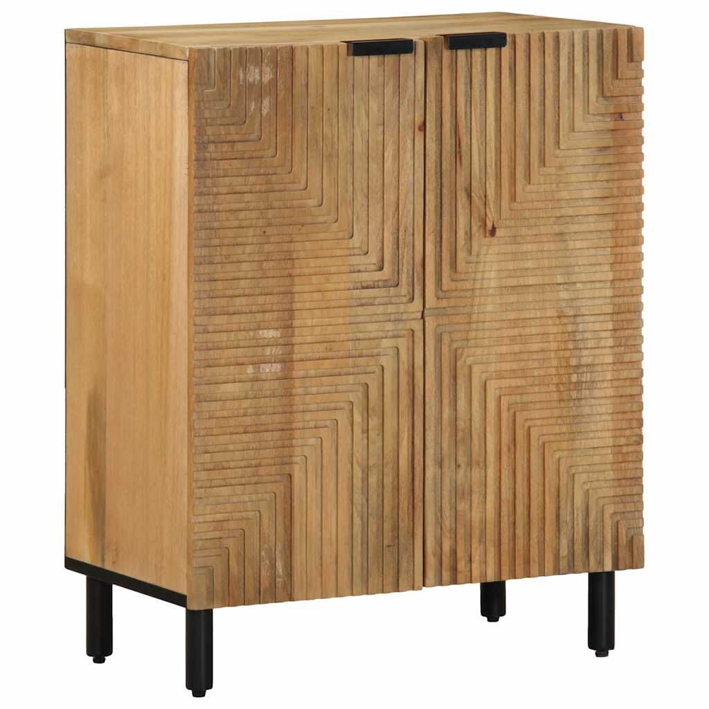 vidaXL 3 τεμαχίων Sideboards καφέ 60x33x75 cm μασίφ ξύλο Mango