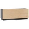 vidaXL Έπιπλο Τηλεόρασης Γκρι 110,5 x 35 x 44 εκ. Μασίφ Ξύλο Πεύκου