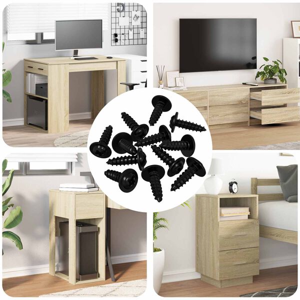 vidaXL &Beta;ί&delta;&alpha; &Alpha;&upsilon;&tau;&omicron;-&tau;&rho;&upsilon;&pi;&eta;&tau;ή 16364 pcs &Mu;&alpha;ύ&rho;&omicron; 3,5 x 12 mm &Sigma;ί&delta;&epsilon;&rho;&omicron;