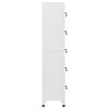 vidaXL Φοριαμός Ανοιχτό Γκρι 38 x 40 x 180 εκ. Ατσάλινος