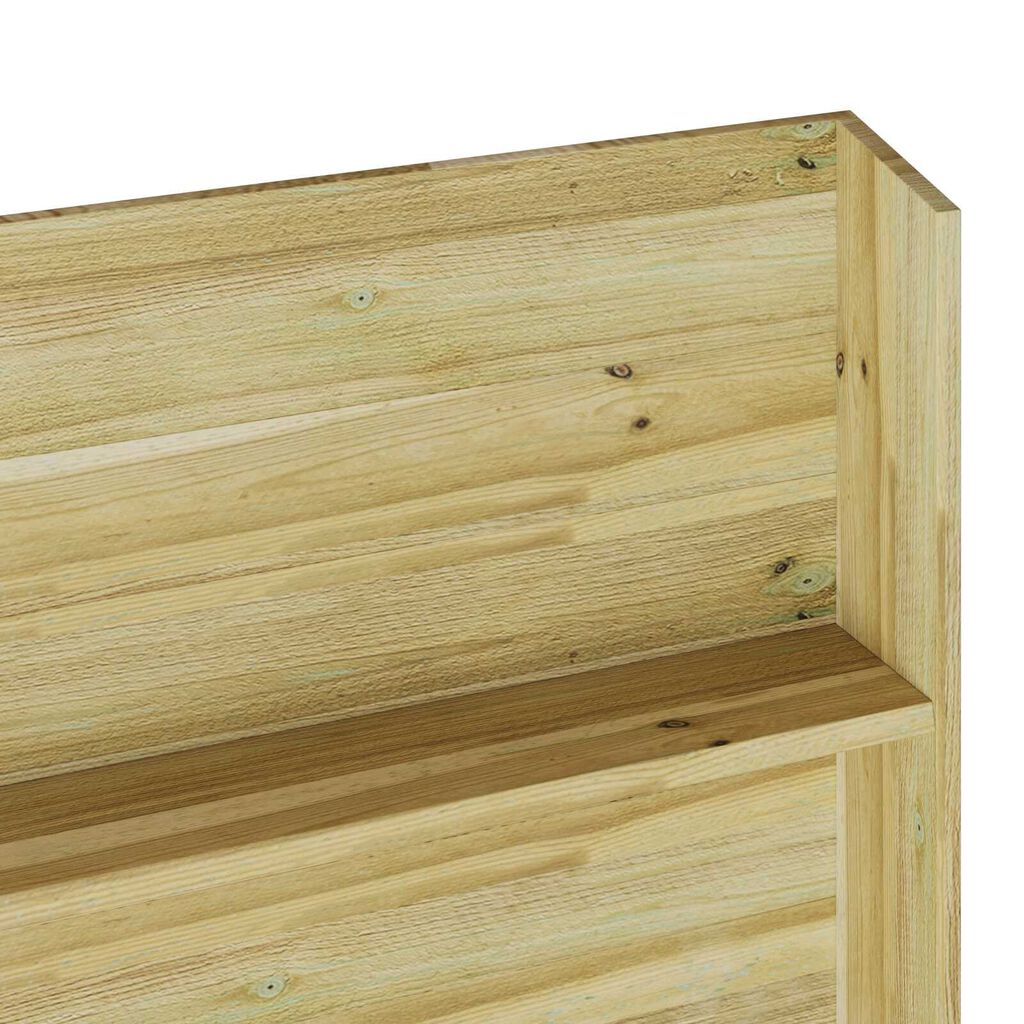 vidaXL Βάση Φυτών 5-Επιπέδων 90x15x180 εκ. Φυσικό Ξύλο