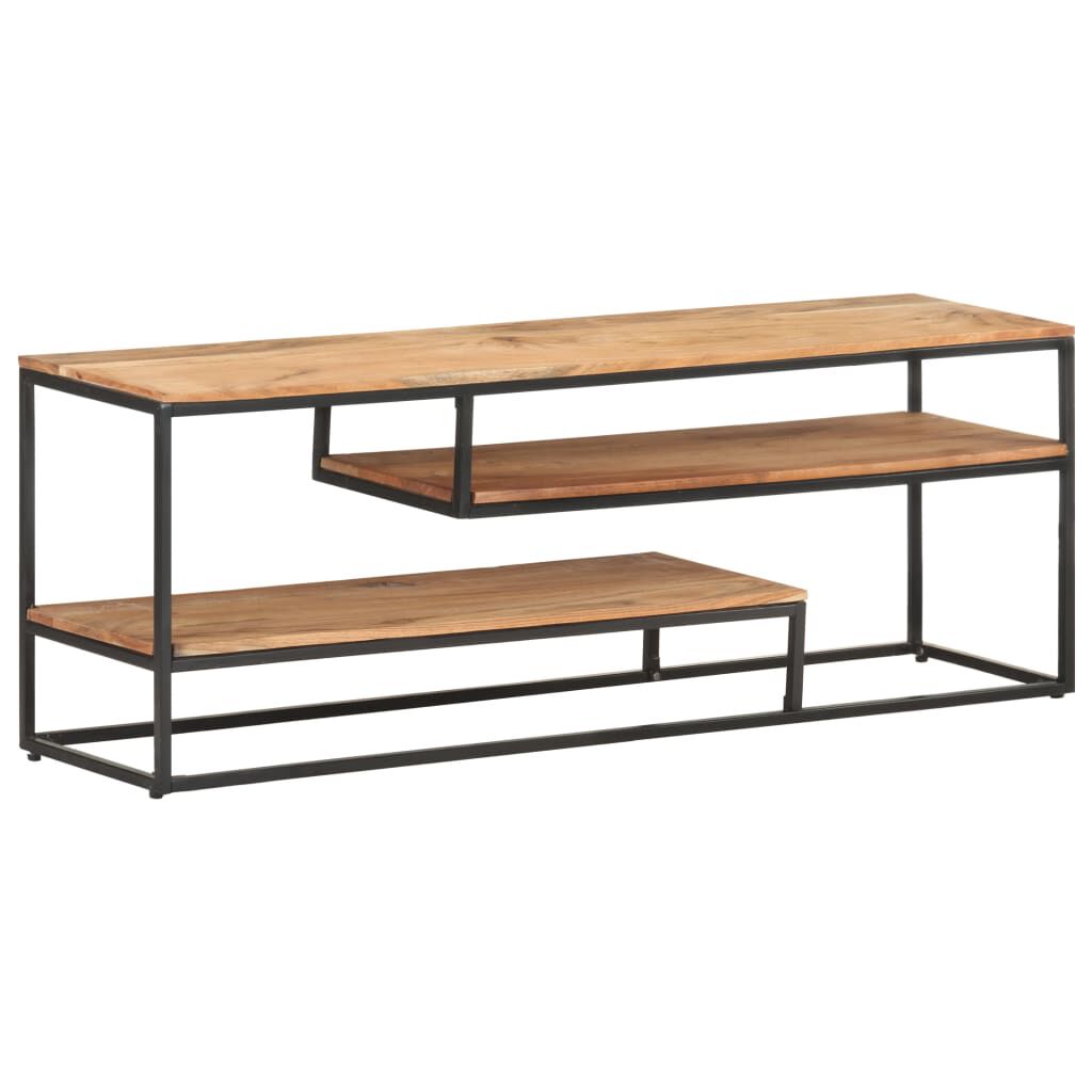 vidaXL Έπιπλο Τηλεόρασης 130 x 30 x 45 εκ. από Μασίφ Ξύλο Ακακίας