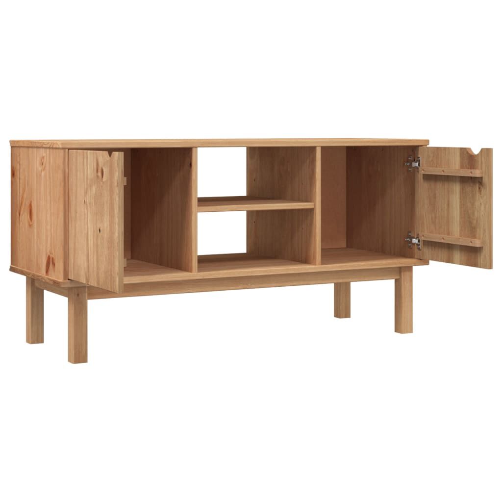 vidaXL Έπιπλο Τηλεόρασης OTTA 113,5 x 43 x 57 εκ. Μασίφ Ξύλο Πεύκου