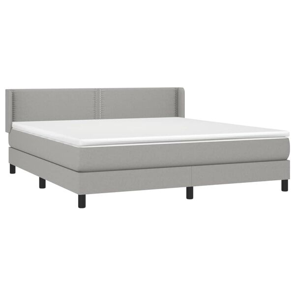 vidaXL &Kappa;&rho;&epsilon;&beta;ά&tau;&iota; Boxspring &mu;&epsilon; &Sigma;&tau;&rho;ώ&mu;&alpha; &Alpha;&nu;&omicron;&iota;&chi;&tau;ό &Gamma;&kappa;&rho;&iota; 180x200 &epsilon;&kappa;. &Upsilon;&phi;&alpha;&sigma;&mu;ά&tau;&iota;&nu;&omicron;