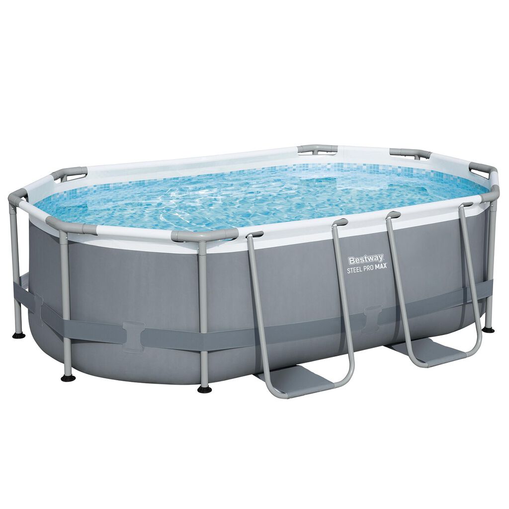 Bestway Steel Pro Max Υπόγεια Πισίνα Οβάλ 305x200x84 εκ
