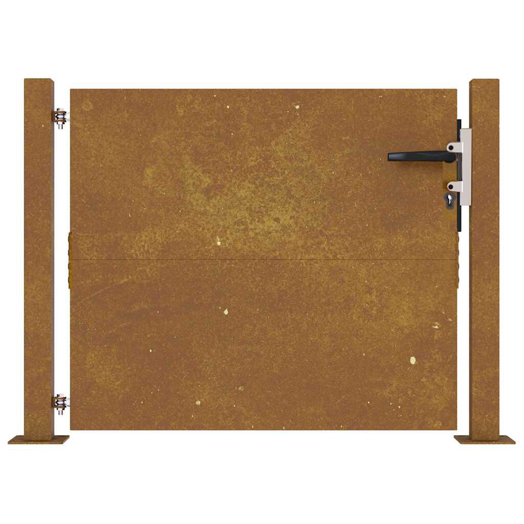 vidaXL Πύλη Κήπου 105 x 105 εκ. από Ατσάλι Corten