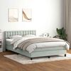 vidaXL &Kappa;&rho;&epsilon;&beta;ά&tau;&iota; Boxspring &mu;&epsilon; &Sigma;&tau;&rho;ώ&mu;&alpha; &Alpha;&nu;&omicron;&iota;&chi;&tau;ό &Gamma;&kappa;&rho;&iota; 160x220 &epsilon;&kappa;. &Beta;&epsilon;&lambda;&omicron;ύ&delta;&iota;&nu;&omicron;