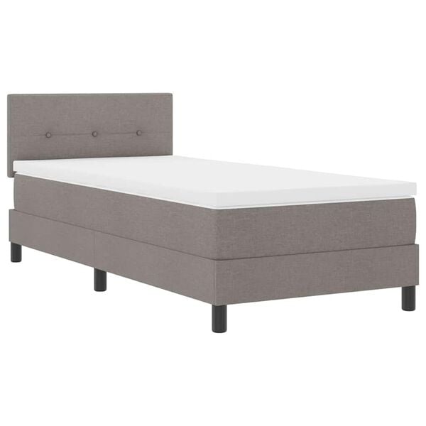 vidaXL &Kappa;&rho;&epsilon;&beta;ά&tau;&iota; &mu;&epsilon; &epsilon;&lambda;&alpha;&tau;ή&rho;&iota;&alpha; &mu;&epsilon; &sigma;&tau;&rho;ώ&mu;&alpha; Taupe 100 x 200 cm ύ&phi;&alpha;&sigma;&mu;&alpha;