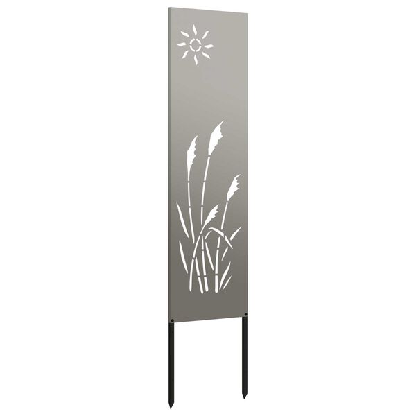 vidaXL Διακοσμητική Πλάκα Κήπου Σκ rusty 32 x 140 εκ