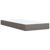 vidaXL &Kappa;&rho;&epsilon;&beta;ά&tau;&iota; Boxspring &mu;&epsilon; &Sigma;&tau;&rho;ώ&mu;&alpha; Taupe 90x190 &epsilon;&kappa;.&Upsilon;&phi;&alpha;&sigma;&mu;ά&tau;&iota;&nu;&omicron;